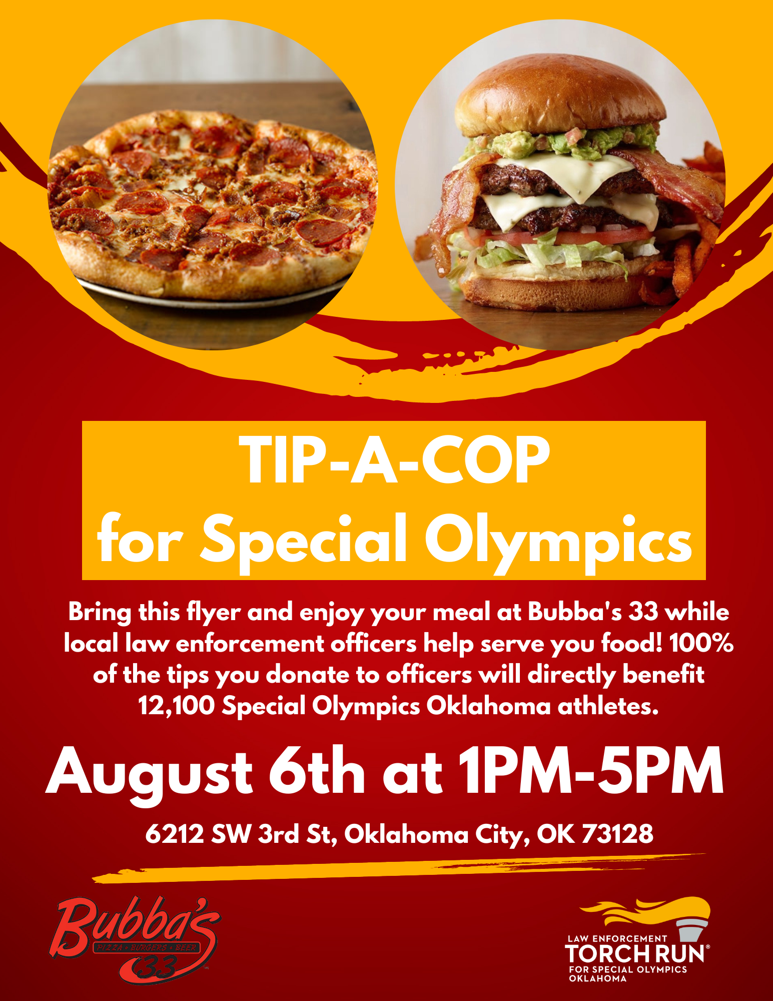 Bubba's 33 TipACop Special Olympics Oklahoma